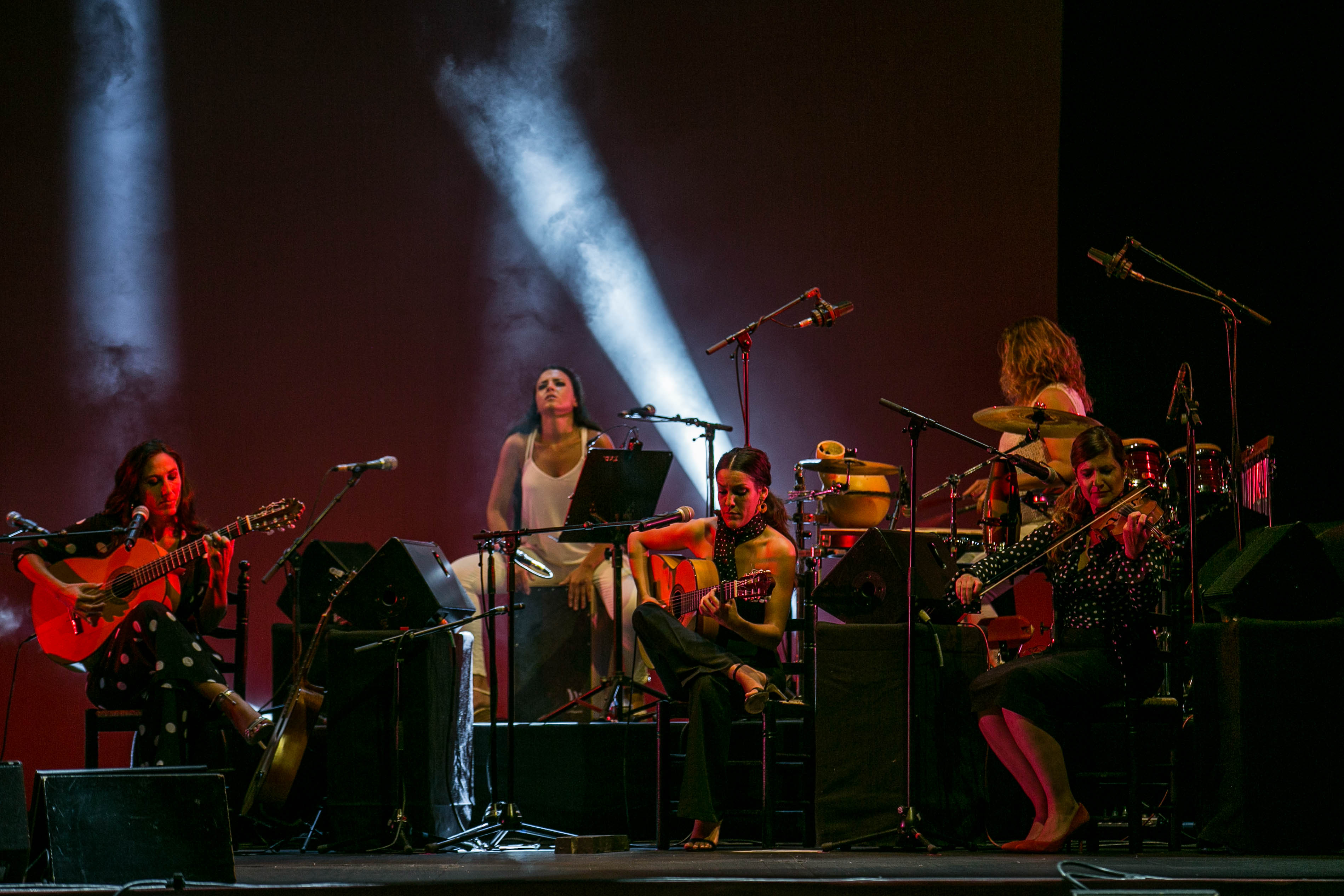 Participación de Las Migas en el concierto de Juan Valderrama. Foto de Lukasz Michalak Madrid-Destino